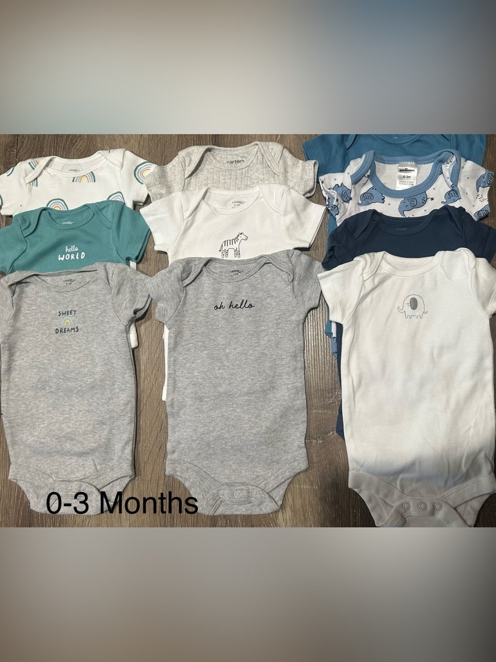 Baby One-Piece Bodysuit Set